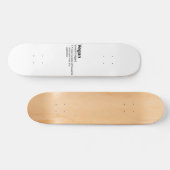 Vegane Definition Skateboard (Horizontal)