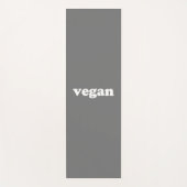 Vegane, dunkelgraue Yoga-Matte Yogamatte (Vorderseite)