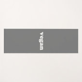 Vegane, dunkelgraue Yoga-Matte Yogamatte (Vorderseite (Horizontal))