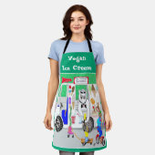 Vegane Eiscreme Schürze (Getragen)
