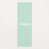 Vegane, feine, grüne Yoga-Matte Yogamatte (Vorderseite)