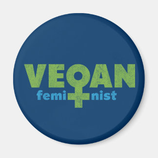 Vegane Feministin Magnet