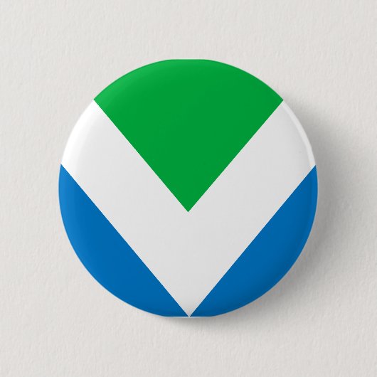 Vegane Flagge Button (Vorderseite)