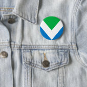 Vegane Flagge Button (Beispiel)