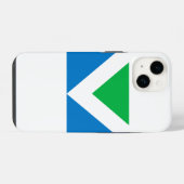Vegane Flagge iPhone Hülle (Rückseite (Horizontal))
