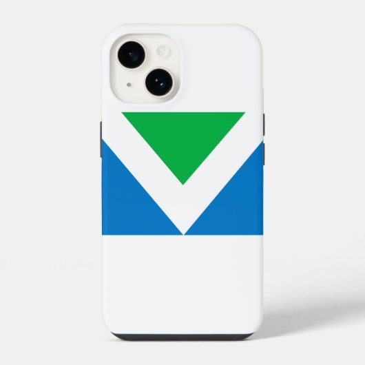 Vegane Flagge iPhone Hülle (Rückseite)