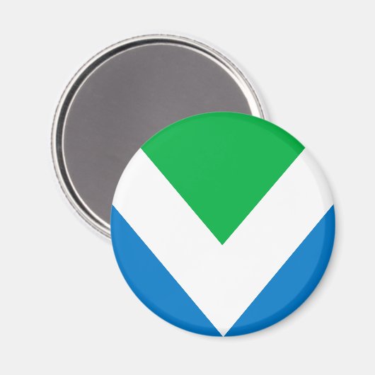 Vegane Flagge Magnet (Vorderseite/Rückseite)