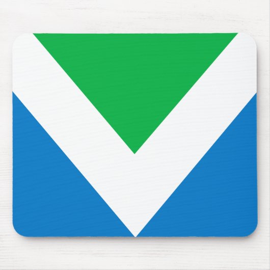 Vegane Flagge Mousepad (Vorne)