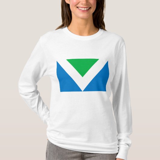 Vegane Flagge T-Shirt (Vorderseite)