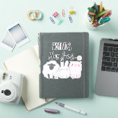 Vegane Freunde, die keine Landtiere sind Aufkleber (iPad Hülle)