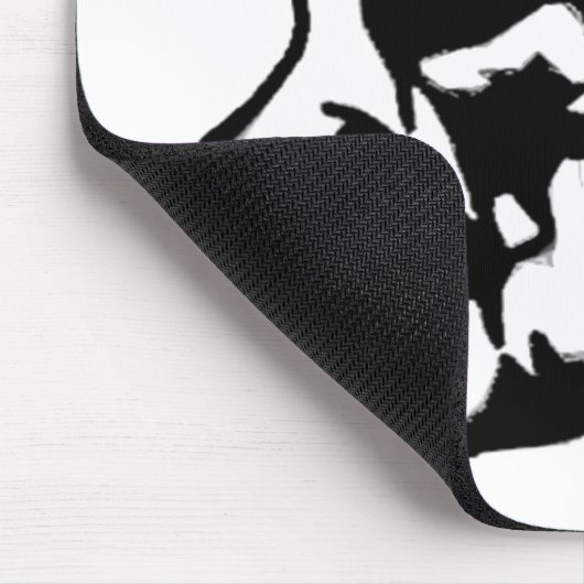 Vegane Friedensmausunterlage Mousepad (Ecke)