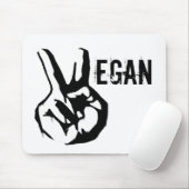 Vegane Friedensmausunterlage Mousepad (Mit Mouse)
