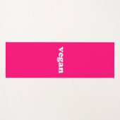 Vegane, fuchsienrosa Yogamatze Yogamatte (Vorderseite (Horizontal))