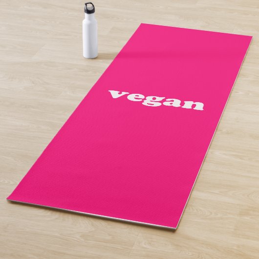 Vegane, fuchsienrosa Yogamatze Yogamatte (Beispiel)