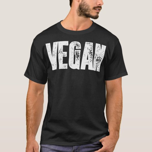 Vegane Funny Men Frauen Vegetarian Food Geschenk T-Shirt (Vorderseite)