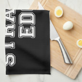 Vegane gerade Kante Handtuch (Viertel Falte)