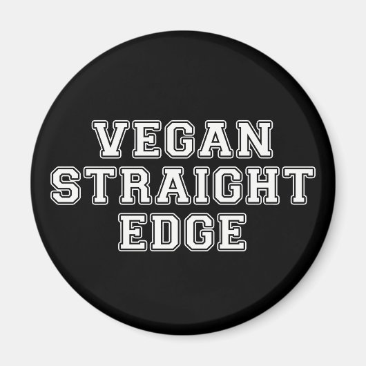 Vegane gerade Kante Magnet (Vorne)
