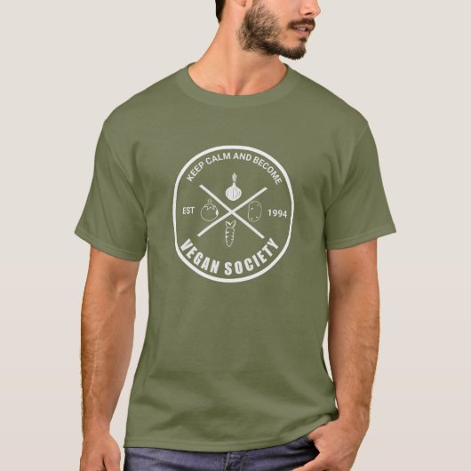 Vegane Gesellschaft T-Shirt (Vorderseite)