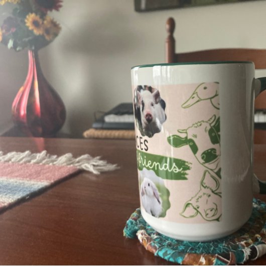 Vegane Gesichter der Freunde Kaffee-Tasse Tasse