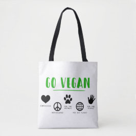 Vegane Gewaltlose Tiere Planeten Menschen Tasche