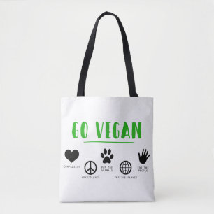 Vegane Gewaltlose Tiere Planeten Menschen Tasche