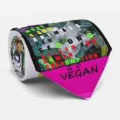 Vegane Gewaltlosigkeit III Krawatte (Gerollt)