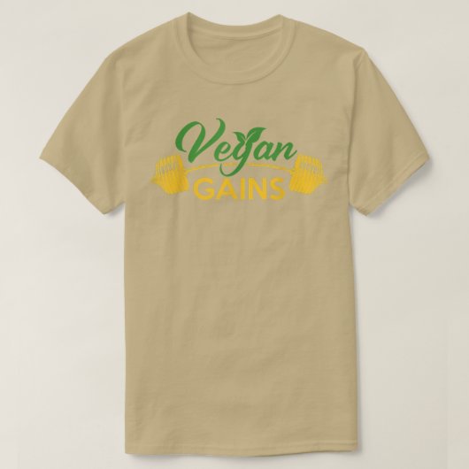 Vegane Gewinne essen Gemüse und Obst Gemüse T-Shirt (Design vorne)
