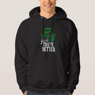 Vegane Girls Gutes Gemüse Mund Veggie Hoodie