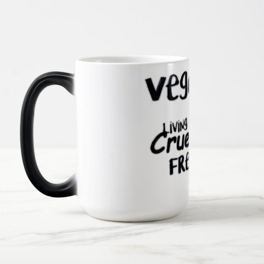Vegane grausame freie Tasse (Links)