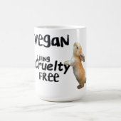 Vegane grausame freie Tasse (Zentrum)