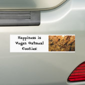 Vegane Hafermehl-Plätzchen Autoaufkleber (Auf Auto)