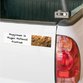 Vegane Hafermehl-Plätzchen Autoaufkleber (Auf Lkw)