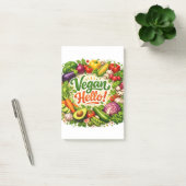 Vegane Hello Post‑It Notizen  (Büro)