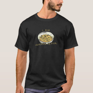 Vegane Hummus-Foodie-Spruch T-Shirt