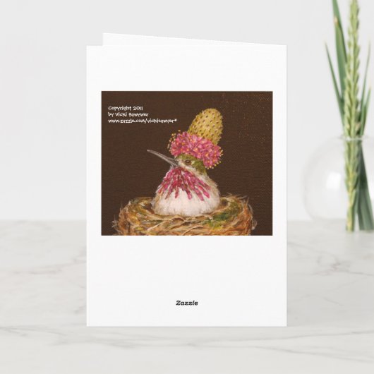 Vegane Katzenkarte Karte (Rückseite)