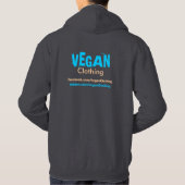 VEGANE Kleidung Hoodie (Rückseite)