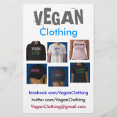 VEGANE Kleidungsflyer Flyer (Hinten)