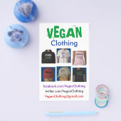 VEGANE Kleidungsflyer Flyer (Einzeln)