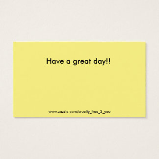 Vegane Kontaktaufnahme Dankeskarten