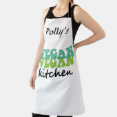 Vegane Küche. Coole Retroschrift Schürze (InSitu)