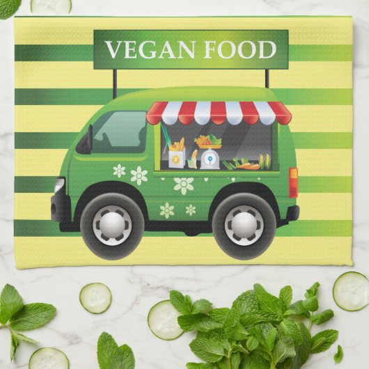 Vegane Küche Handtuch (Gefaltet)