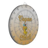 Vegane Küken Dartscheibe (Vorderseite Links)