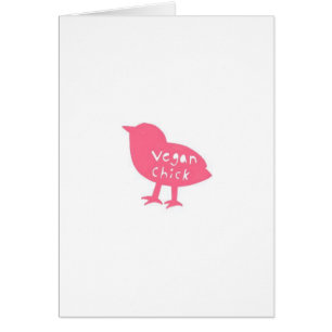 Vegane Küken-Karte