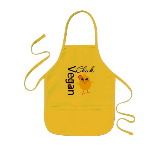 Vegane Küken Kinderschürze (Vorne)