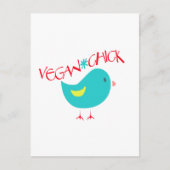 Vegane Küken Postkarte (Vorderseite)