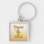Vegane Küken Schlüsselanhänger (Vorne)