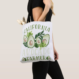 Vegane Lebensmittel und Avocado-Liebhaber Tasche