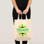 Vegane Lebensmittelgeschäft-Tasche Tragetasche (Vorderseite (Produkt))