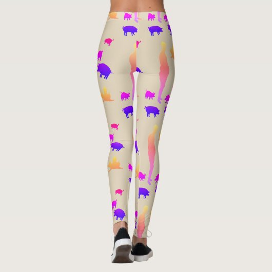 Vegane Leggings (Rückseite)
