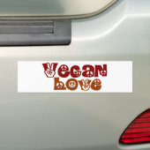 Vegane Liebe Autoaufkleber (Auf Auto)